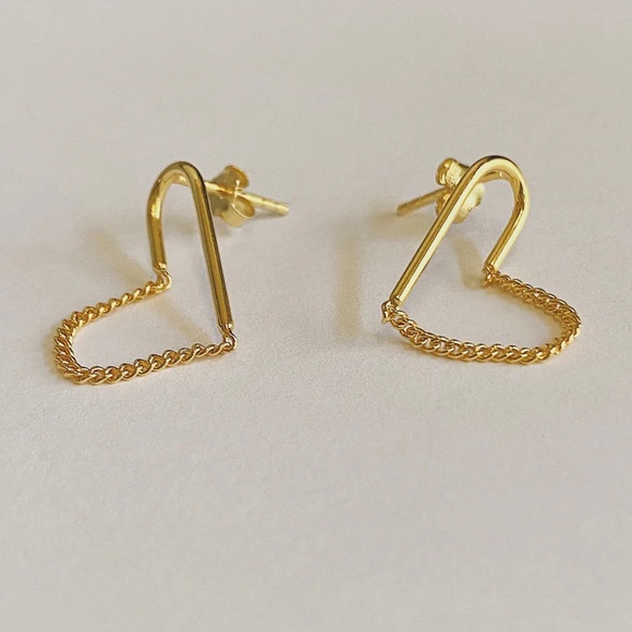 Slim Oval Earrings - Picture 5 of 5